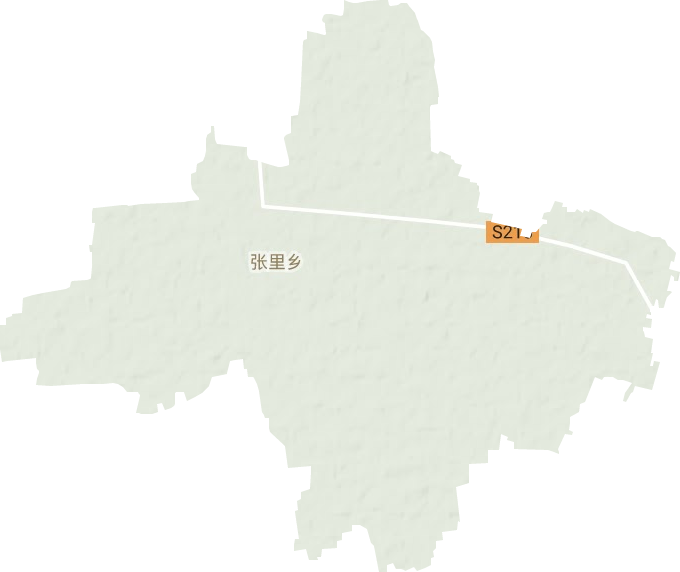 张里乡地形图
