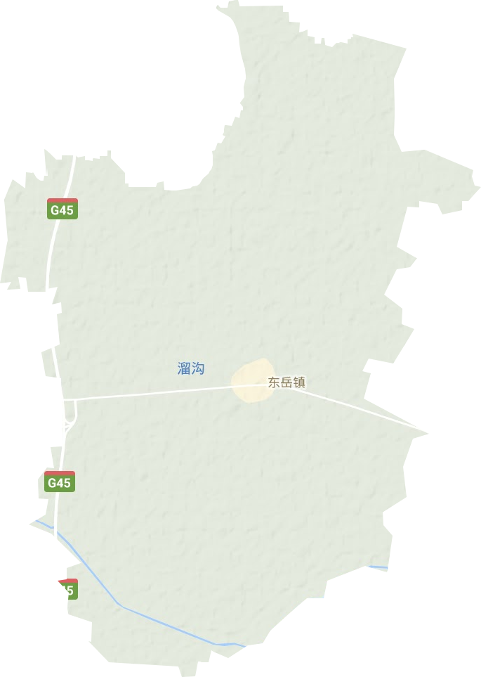 东岳镇地形图