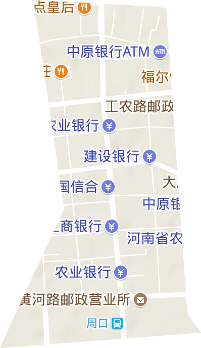 陈州回族街道地形图