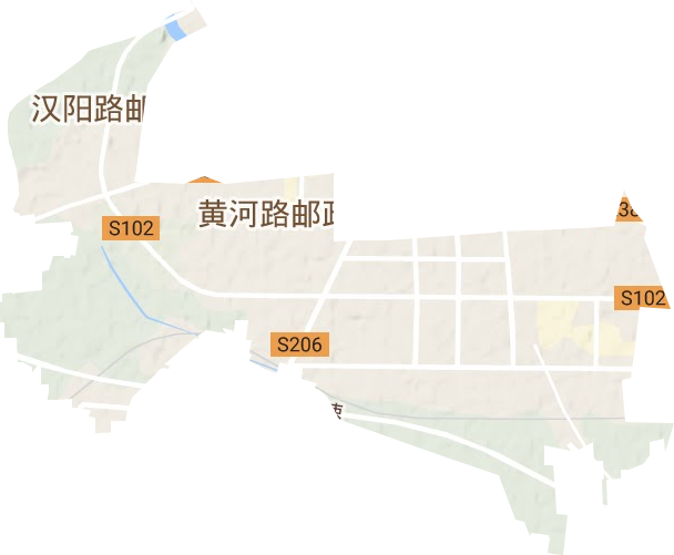 城南办事处地形图