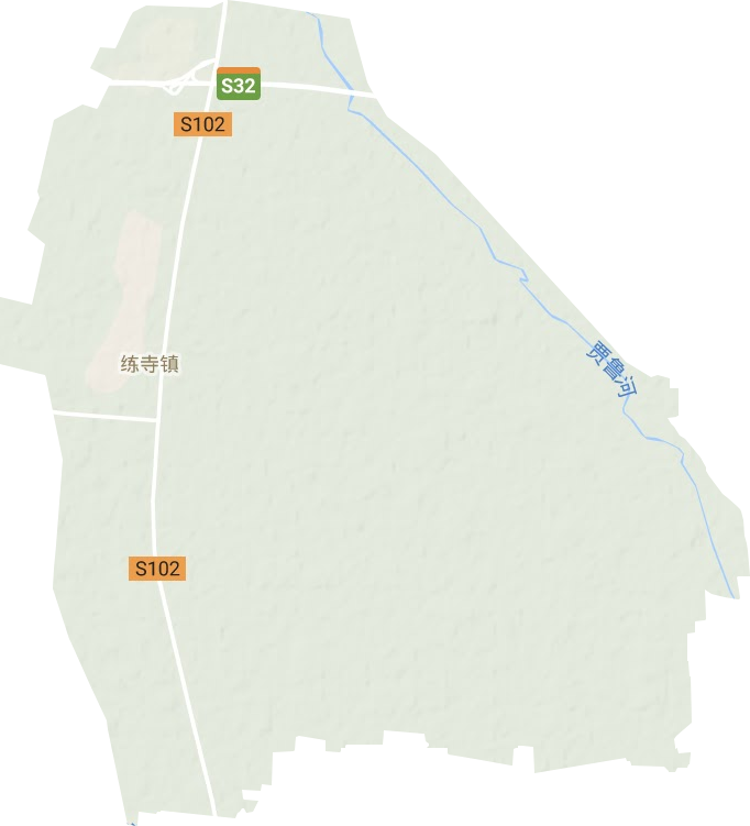 练寺镇地形图