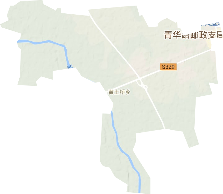 黄土桥乡地形图