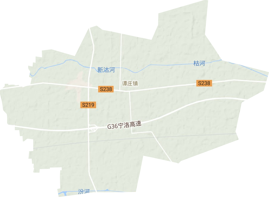 谭庄镇地形图