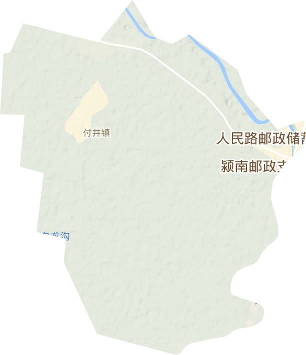 付井镇地形图