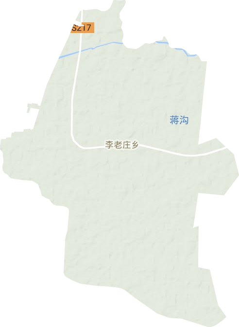 李老庄乡地形图