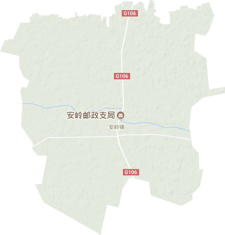 安岭镇地形图