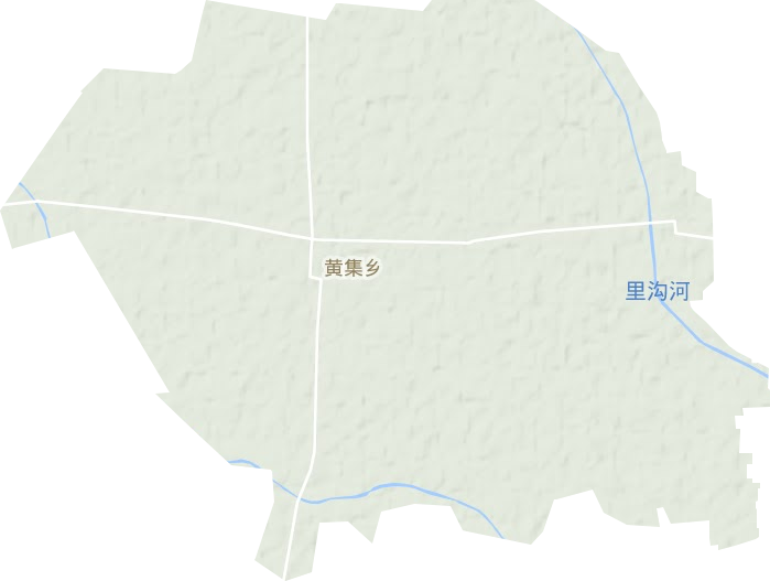 黄集乡地形图