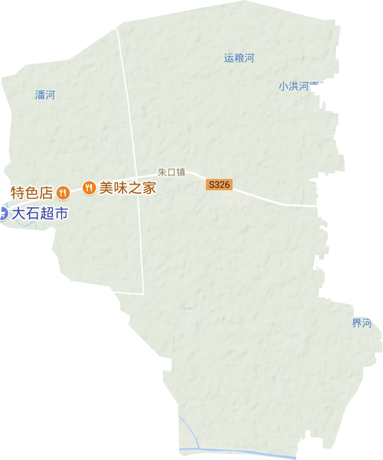 朱口镇地形图