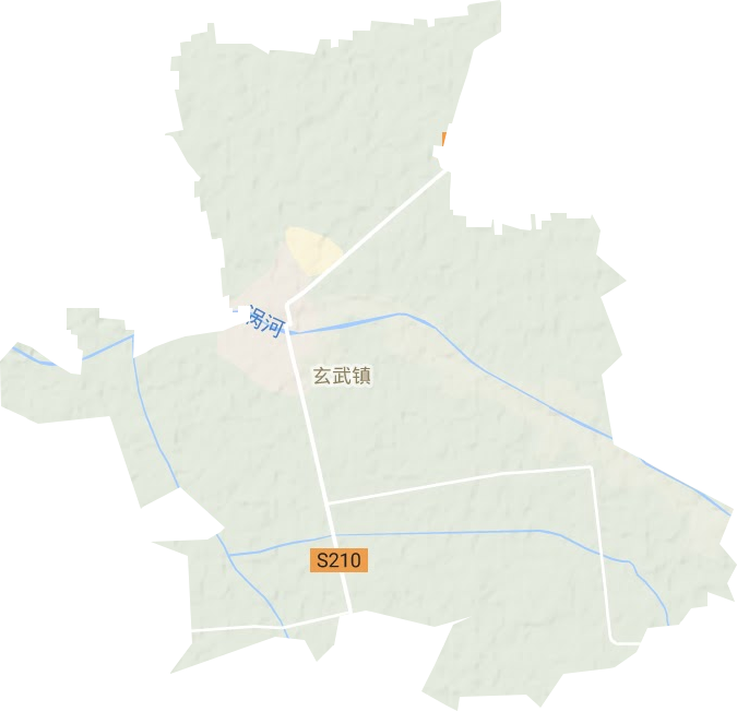 玄武镇地形图