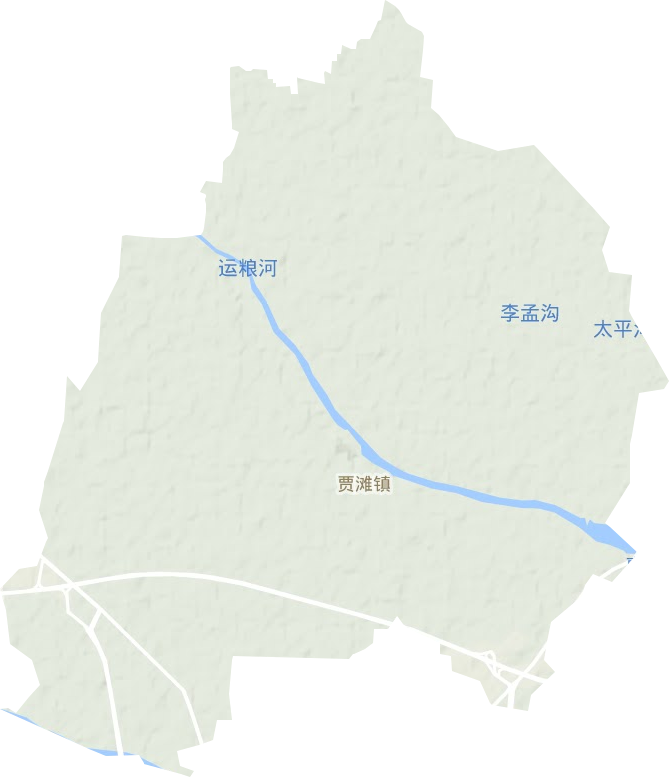 贾滩镇地形图