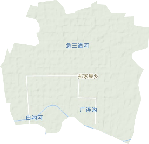 郑家集乡地形图