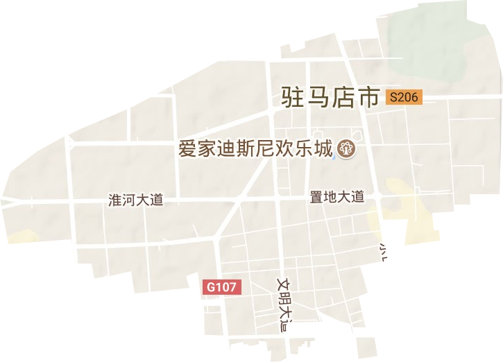 金河街道地形图