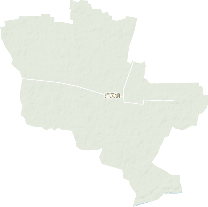 师灵镇地形图
