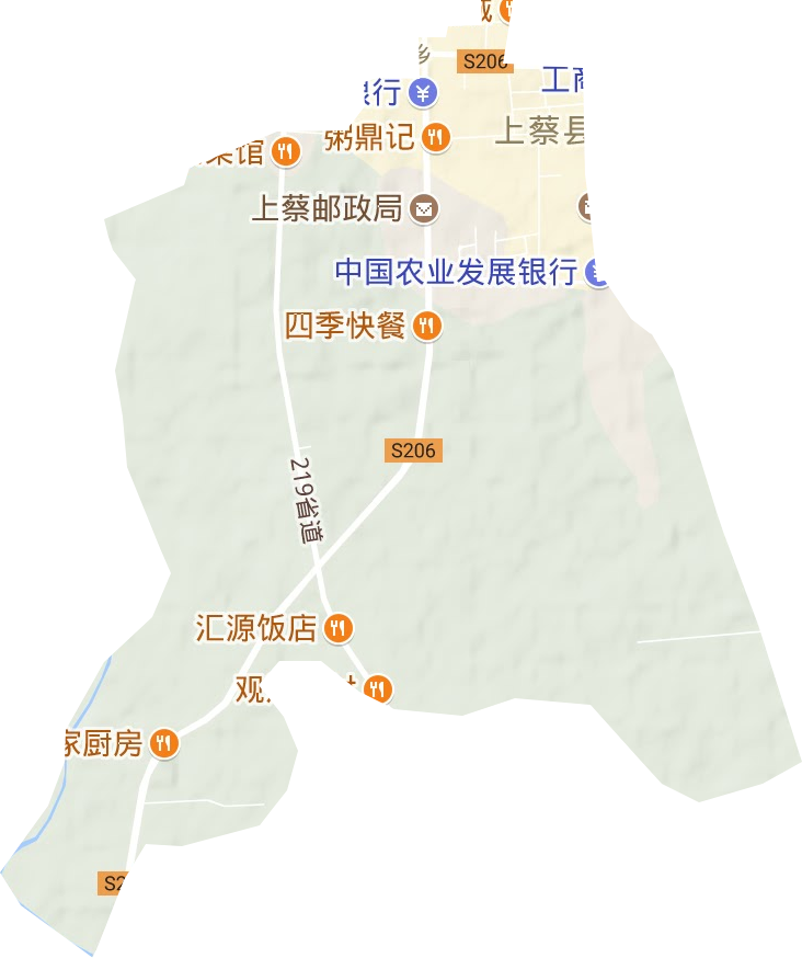 重阳街道地形图