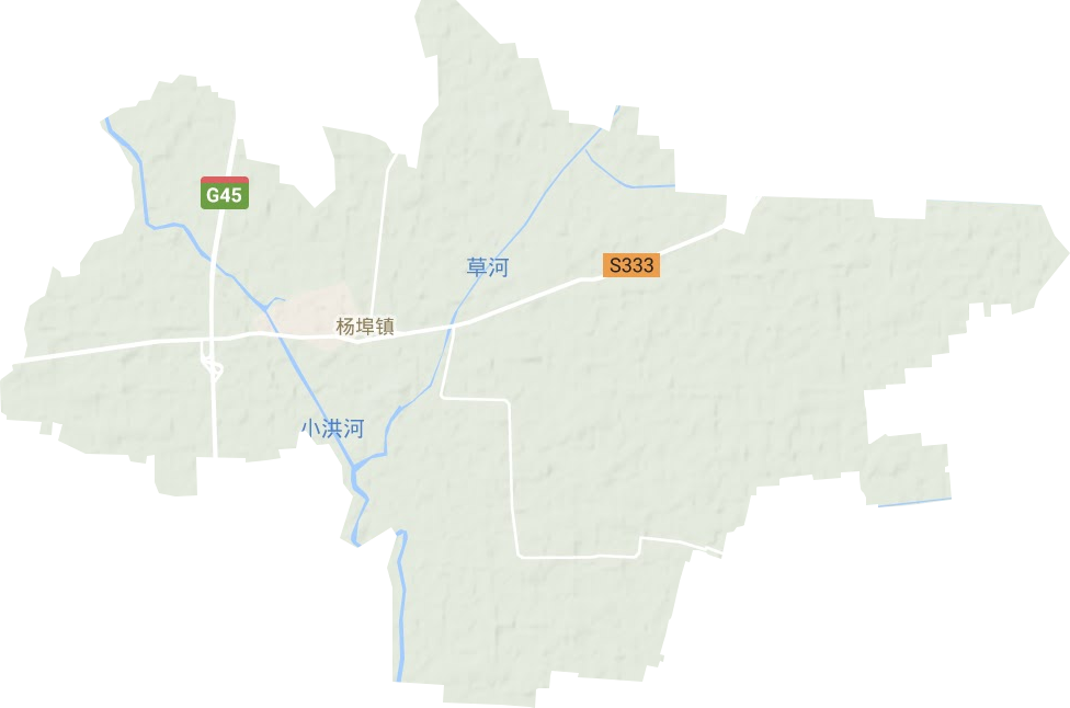 杨埠镇地形图