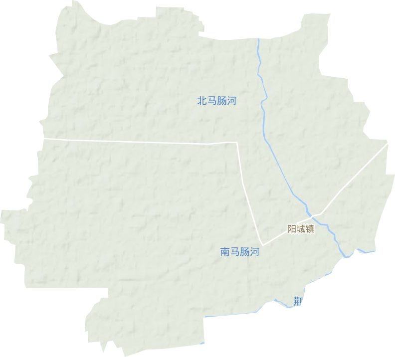 阳城镇地形图