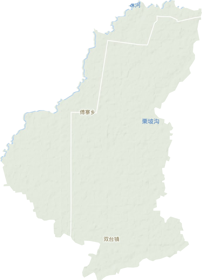 傅寨乡地形图