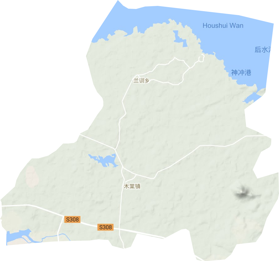 木棠镇地形图