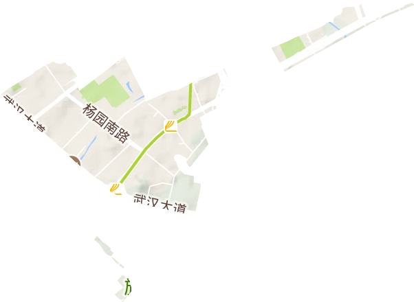 梨园街道地形图