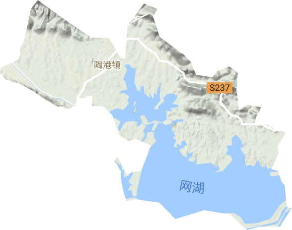 陶港镇地形图