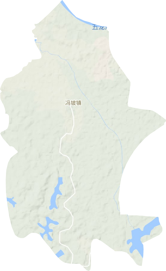 冯坡镇地形图