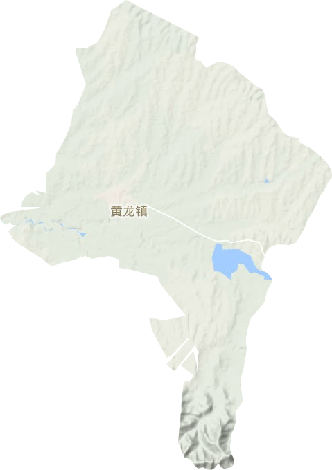 黄龙镇地形图