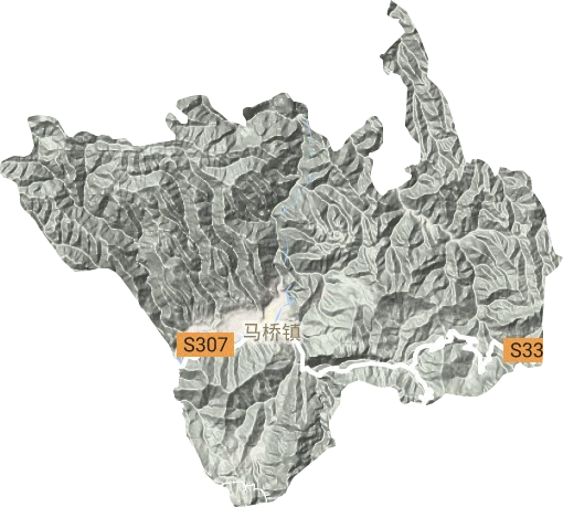 马桥镇地形图