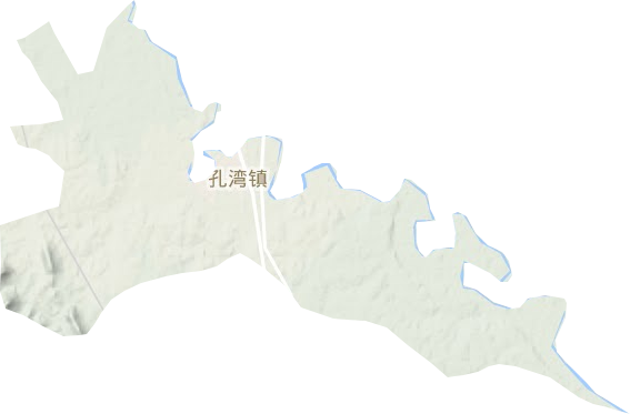 孔湾镇地形图