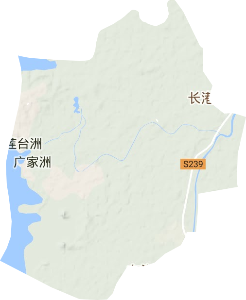 梧桐湖新区地形图