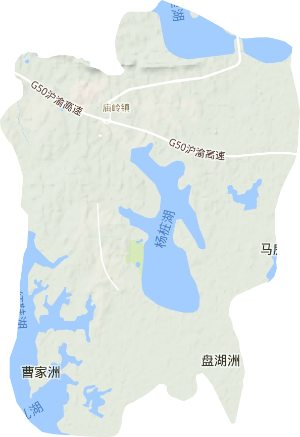 庙岭镇地形图