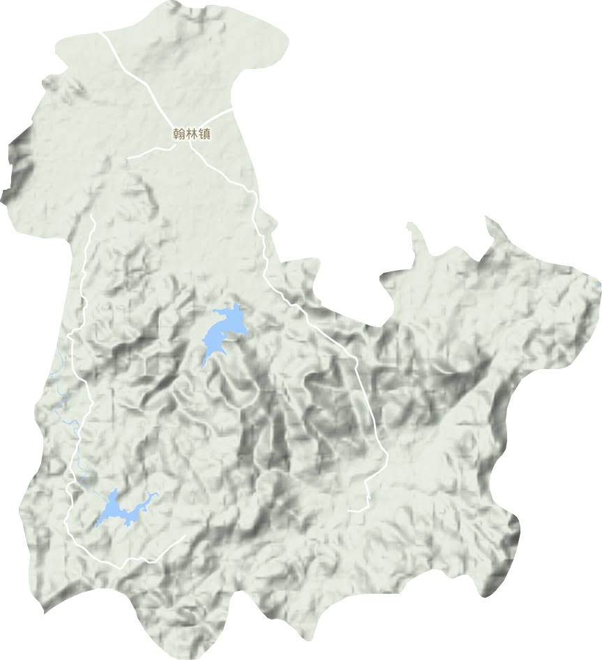 翰林镇地形图