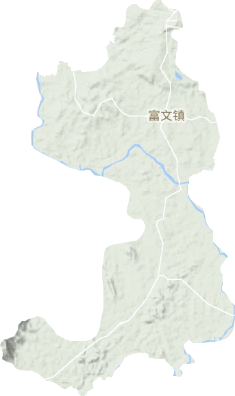 富文镇地形图