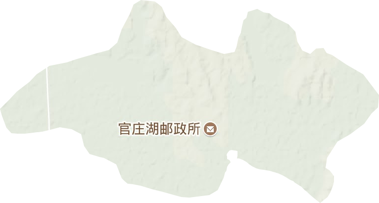 钟祥市官庄湖管理区地形图