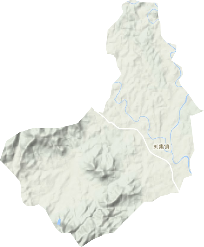 刘集镇地形图