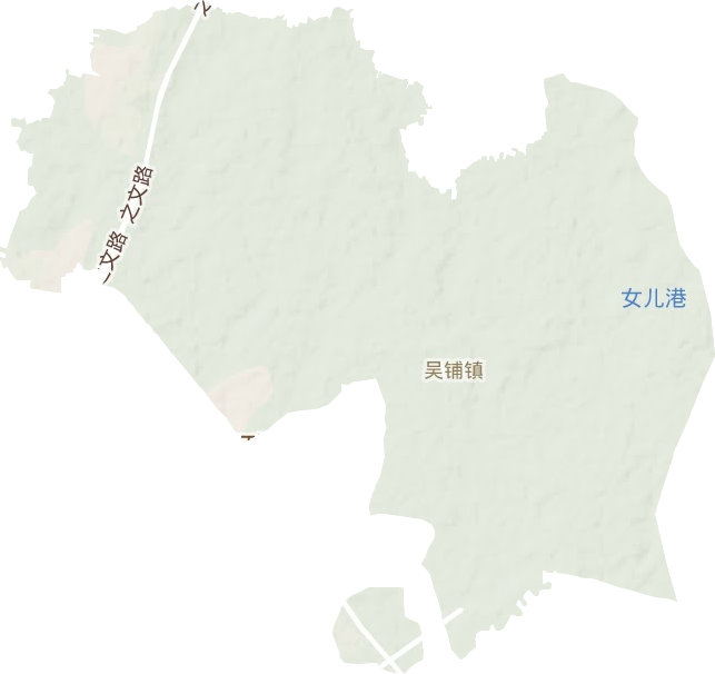 吴铺镇地形图