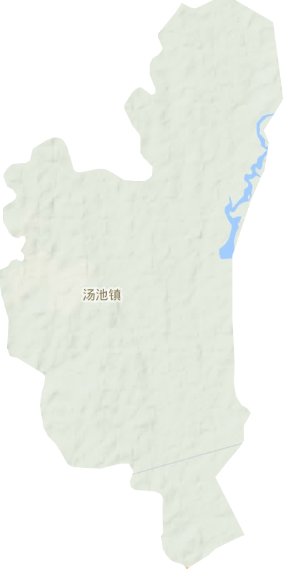 汤池镇地形图
