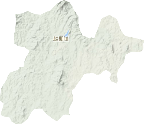 赵棚镇地形图
