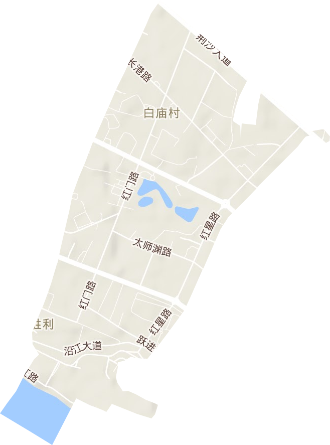 胜利街道地形图