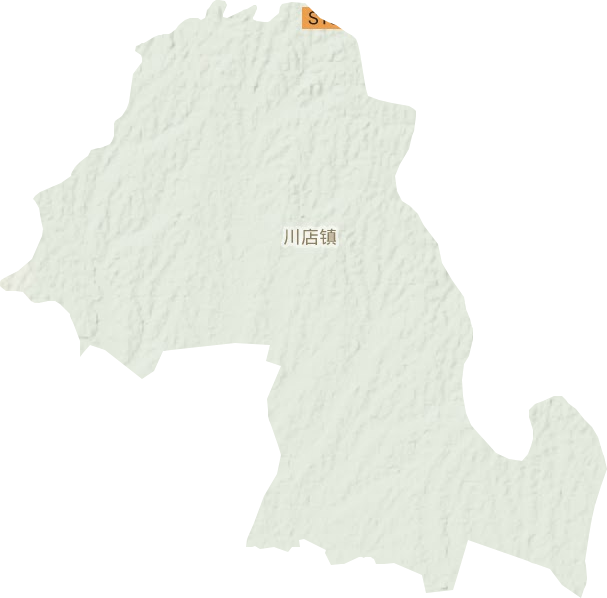 川店镇地形图