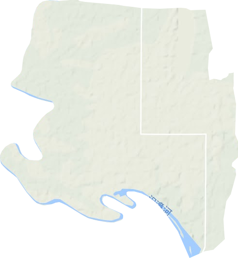 菱角湖管理区地形图