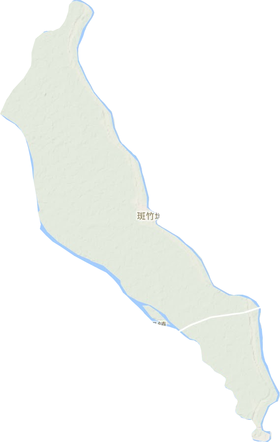 斑竹垱镇地形图