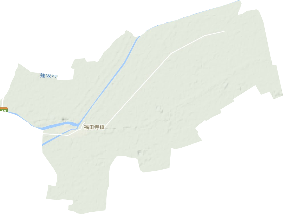 福田寺镇地形图
