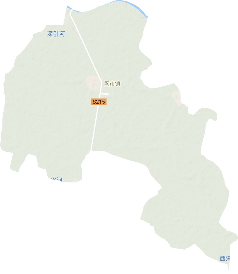 网市镇地形图