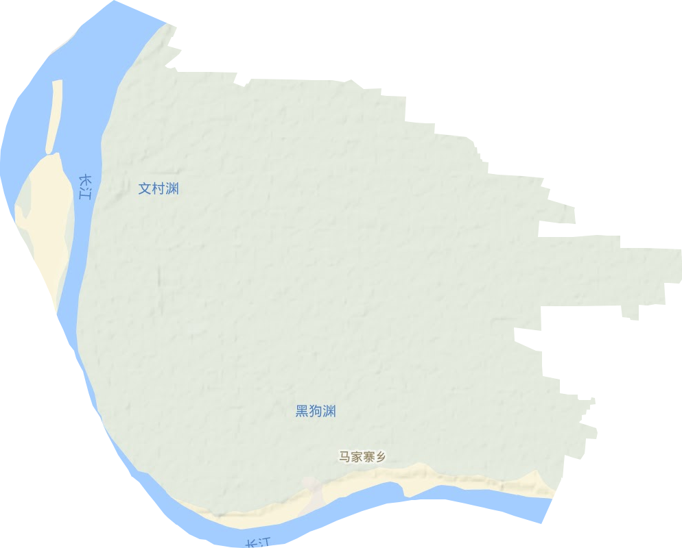 马家寨乡地形图