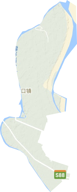 南口镇地形图