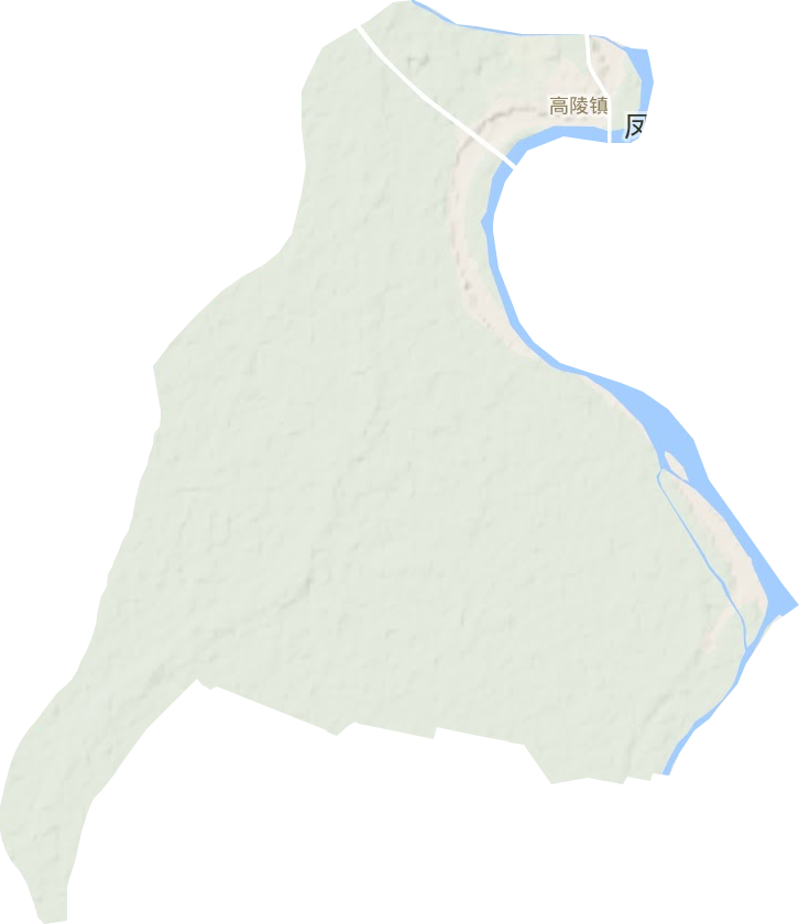 高陵镇地形图