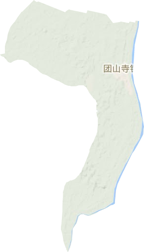 团山寺镇地形图