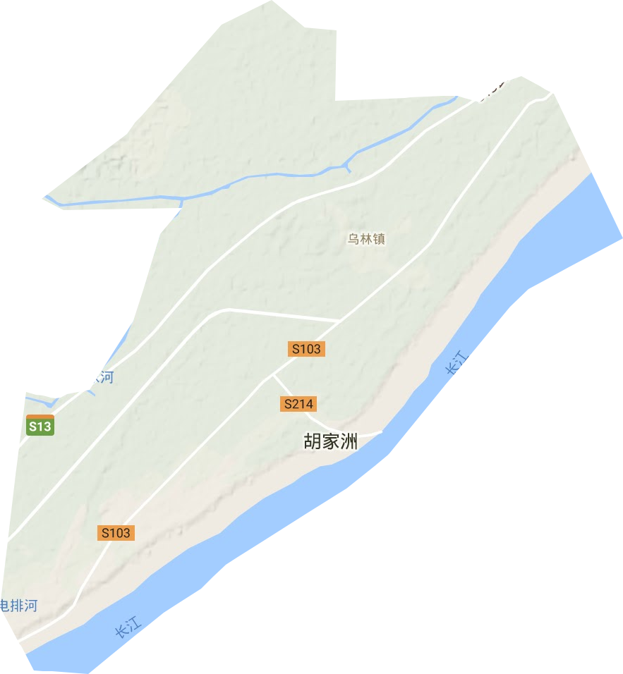 乌林镇地形图