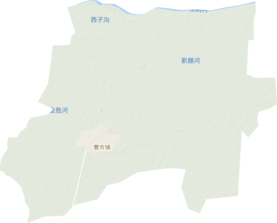 曹市镇地形图