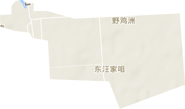 黄湖农场地形图